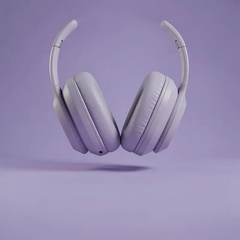 Example ad for Halo Audio: Matte lilac, fully in focus