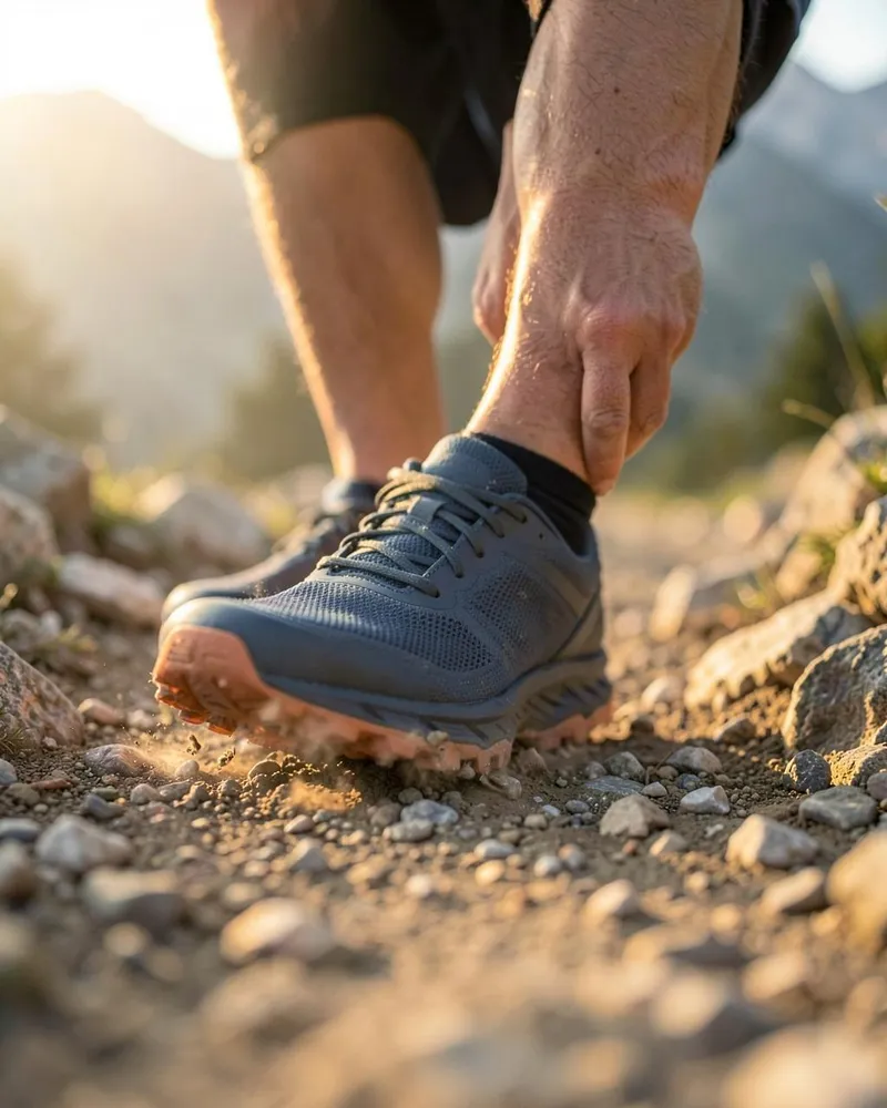Example ad for Trail Runner: Light on the trail, sure on the climb
